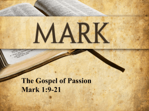 Mark 1:9-11