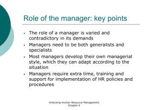 Strategic HRM (Key Points)
