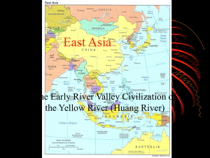 Early Civilizations along the Yellow River Valley PPT
