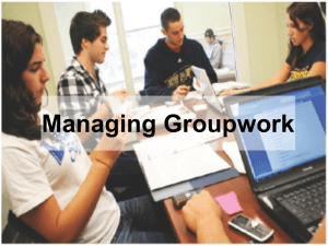 managinggroupwork - Student Learning Development