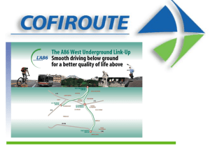 Cofiroute: A86 Underground Link-Up