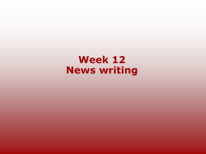 File - MTI News Writing
