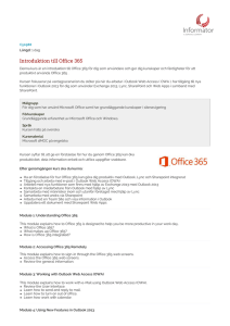 Introduktion till Office 365