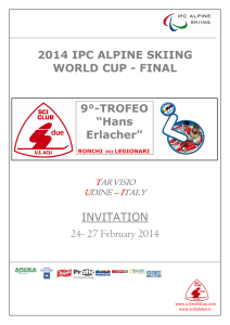 2014 IPC ALPINE SKIING WORLD CUP