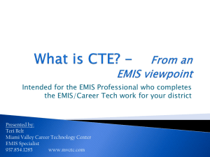 CTE EMIS Presentation
