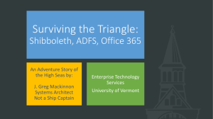 Surviving the Triangle - Windows in Higher Education