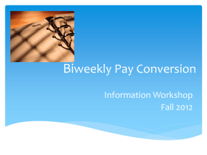 Biweekly Pay Conversion