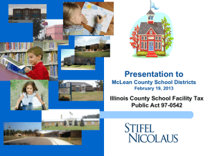 Presentation to McLean County School Districts on IL School