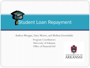 Student Loan Repayment - Financial Aid