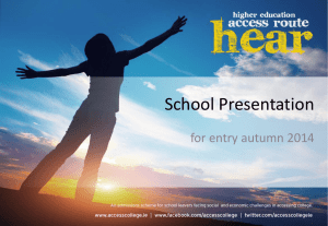 HEAR School Presentation 2014