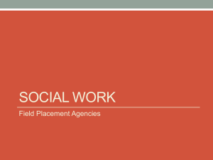Social Work Field Agencies