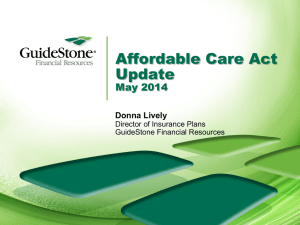 Affordable Care Act Update for Churches and Nonprofits
