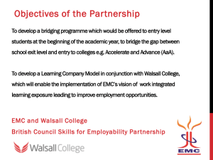 Eastcape Midlands College-Walsall Consortium