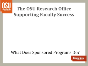 CGRB - Research at OSU