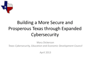 Texas Cybersecurity, Education and Economic Development Council