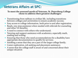 Veterans Services Specialist