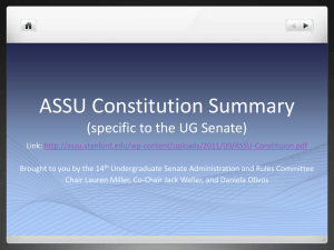 ASSU Constitution Summary