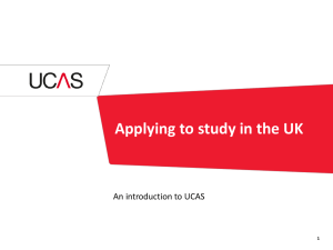 Applying to study in the UK