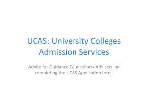 UCAS - Crescent College Comprehensive SJ
