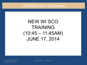 Johnson new SCO WACRAO 2014 training slides