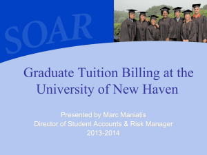 Tuition, Billing & Payment Presentation