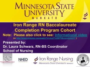 Apply to the RN-BS Program - College of Allied Health and Nursing