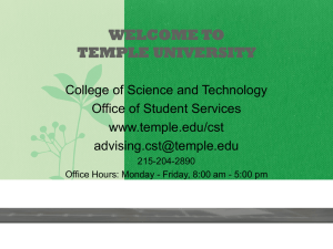 Presentation - Temple University