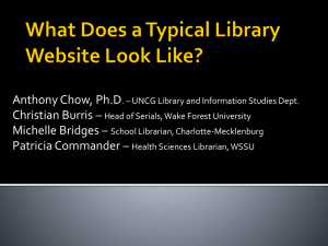 Library Websites