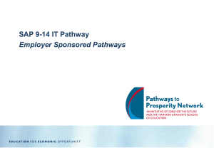 Employer Sponsored Pathways slides