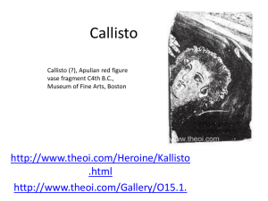 Callisto and Jupiter