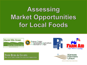 Assessing Market Opportunities for Local Foods
