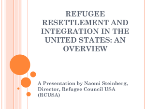 refugee integration in the united states: an overview