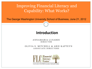 Financial Literacy Conference