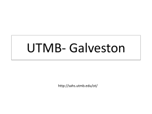 UTMB- Galveston - Texas A&M University Occupational Therapy