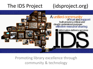 The IDS Project