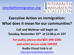PowerPoint - Interfaith Immigration Coalition