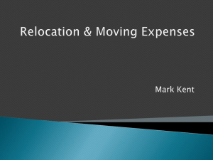 Relocation Expenses - University of Georgia
