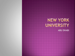 2. What is the vision of NYU Abu Dhabi?