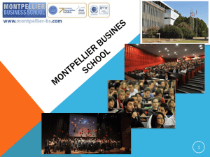 Montpellier business school * 2014