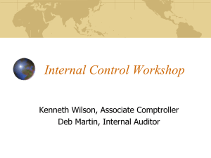 Internal Controls - Purdue University