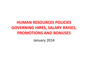 Human Resources Policies