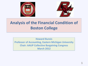 Analyzing University and College Financial Statements