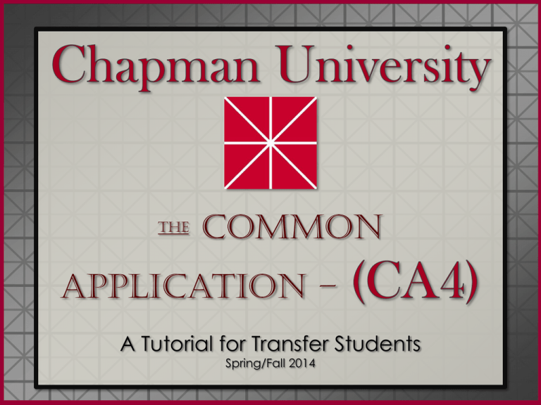 The Common Application