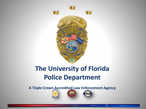 Presentation by University Police Department