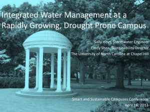 Integrated Water Management at a Rapidly Growing
