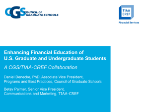 Lunch with a Panel on Student Financial Literacy