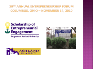 SEE Success in Hudson, Ohio - Consortium for Entrepreneurship