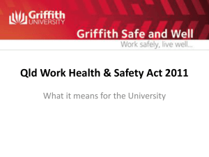 Queensland Work Health and Safety Act 2011