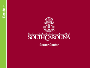 Anthropology - University of South Carolina