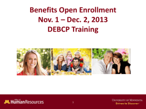 Open Enrollment Assistance - University of Minnesota Twin Cities